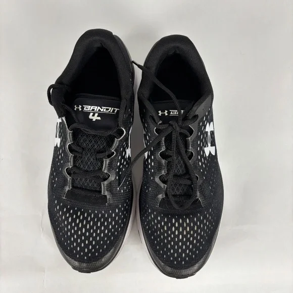 Under Armour, Men's 8.5 Athletic, Charged Bandit 4, Black, Running Sneakers - Picture 4 of 10